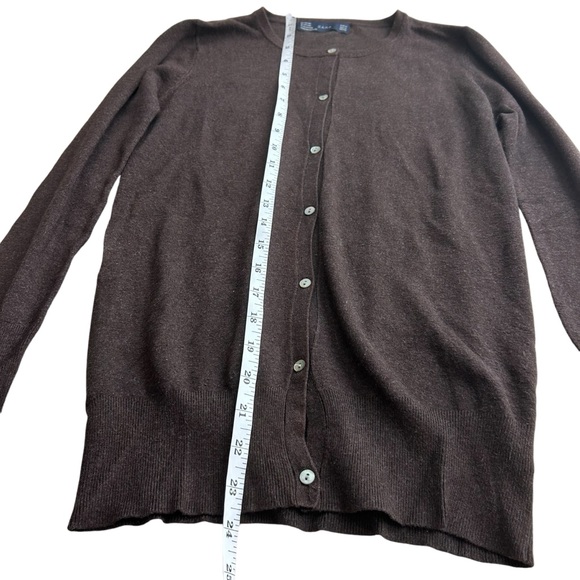 Zara Women’s Brown Button Down Cardigan. Size M. - Picture 6 of 7
